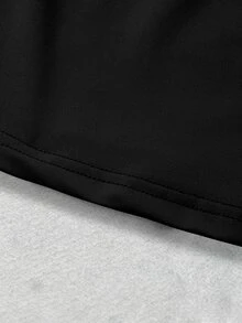 1pc Random, Teen Girls Simple Casual Square Neck Tank Top, Minimalist Color; Suitable For Summer, Personalized Tank Top, Girls Tank Top, Suitable For Spring/Summer, Easy And Comfortable, Family Outing Season, Family Outing, Simple Casual Wear, Back To School Essential - Multicolor - View 5