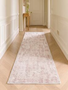 Digitally Printed Non-Slip Washable Runner And Area Rug Living Room Carpet, Modern Design | Modern, Scandinavian, Bohemian And Classic Styles | 100% Polyester - Pink - View 2