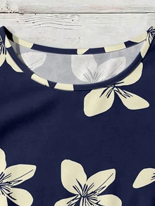 SHEIN VCAY Blus Ukuran Plus - MultiWarna - View 7