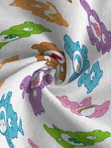 SHEIN X Care Bears 女款白色吊帶背心上衣，適合夜晚外出與日常穿著，夏季可愛 Y2K 風格 - 白色 - 查看 6