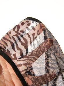 Bare Chapter 2 st Plus Size Spets Patchwork Lingerie Set - Svart - Visa 10