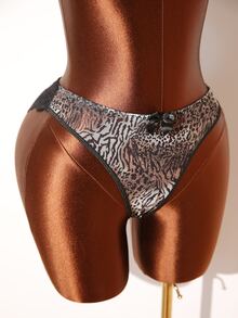 Bare Chapter 2 st Plus Size Spets Patchwork Lingerie Set - Svart - Visa 6