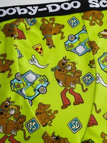 SCOOBY-DOO X SHEIN Plus Size Women's Lingerie Set, Co-Branded - Green - View 6