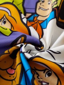 SCOOBY-DOO X SHEIN Women's Cartoon Print Casual Cami Nightgown -DOO - Multicolor - View 6