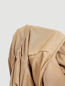 SHEIN MOD 大尺碼衛衣 - 卡其色 - 查看 5