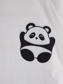 Chillnights 男士可爱熊猫印花睡衣套装、家居服 - 彩色 - 查看 5