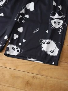 Chillnights 男士可爱熊猫印花睡衣套装、家居服 - 彩色 - 查看 3