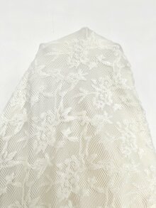 Firerie Plus Size French Style Versatile Lace Patchwork Mermaid Hem Dress Fall - Apricot - View 10