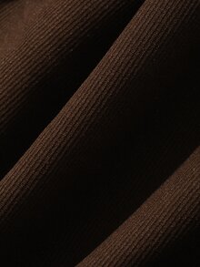 Livesso 女款秋季休閒通勤風衣外套 - 棕色 - 查看 7