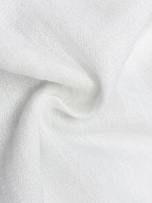 Jade & Ember Women's Casual Solid Color Pleated Wide Leg Zip-Up Pants - White - View 4