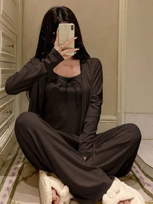 DAZY Women Lounge Sets - Brown - View 4