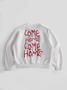 IT Chapter TWO | Manfinity STYNVO Men's Clown Print Crew Neck Pullover Sweatshirt - White - View 2