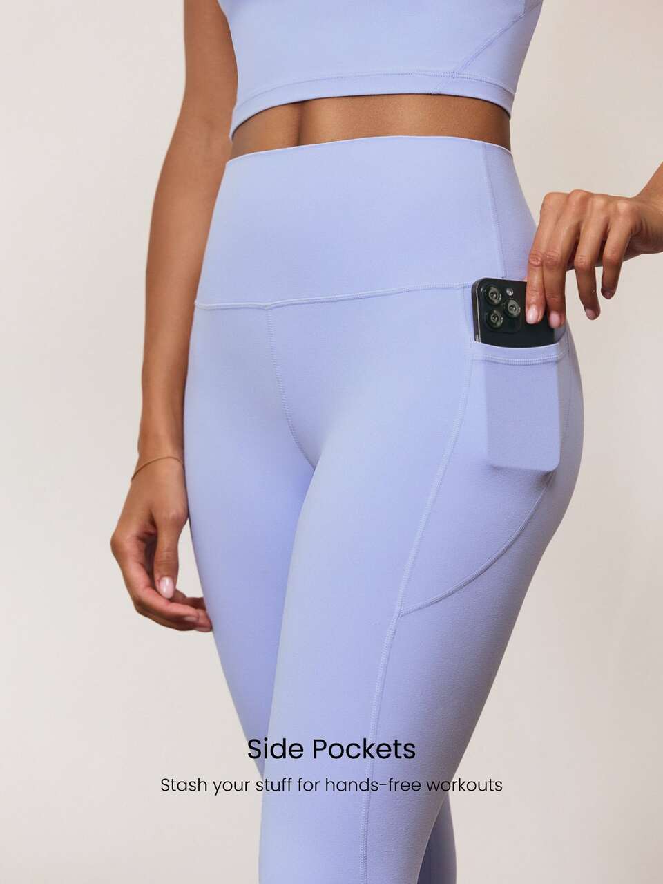 24" FeatherFit™ High-Rise Side Pocket Leggings