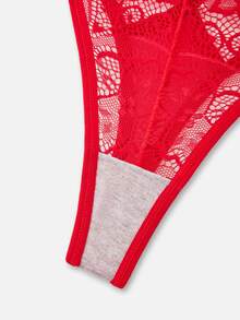 Bella Beso 3packs Floral Lace Panty Sexy Lingerie - Multicolor - View 11