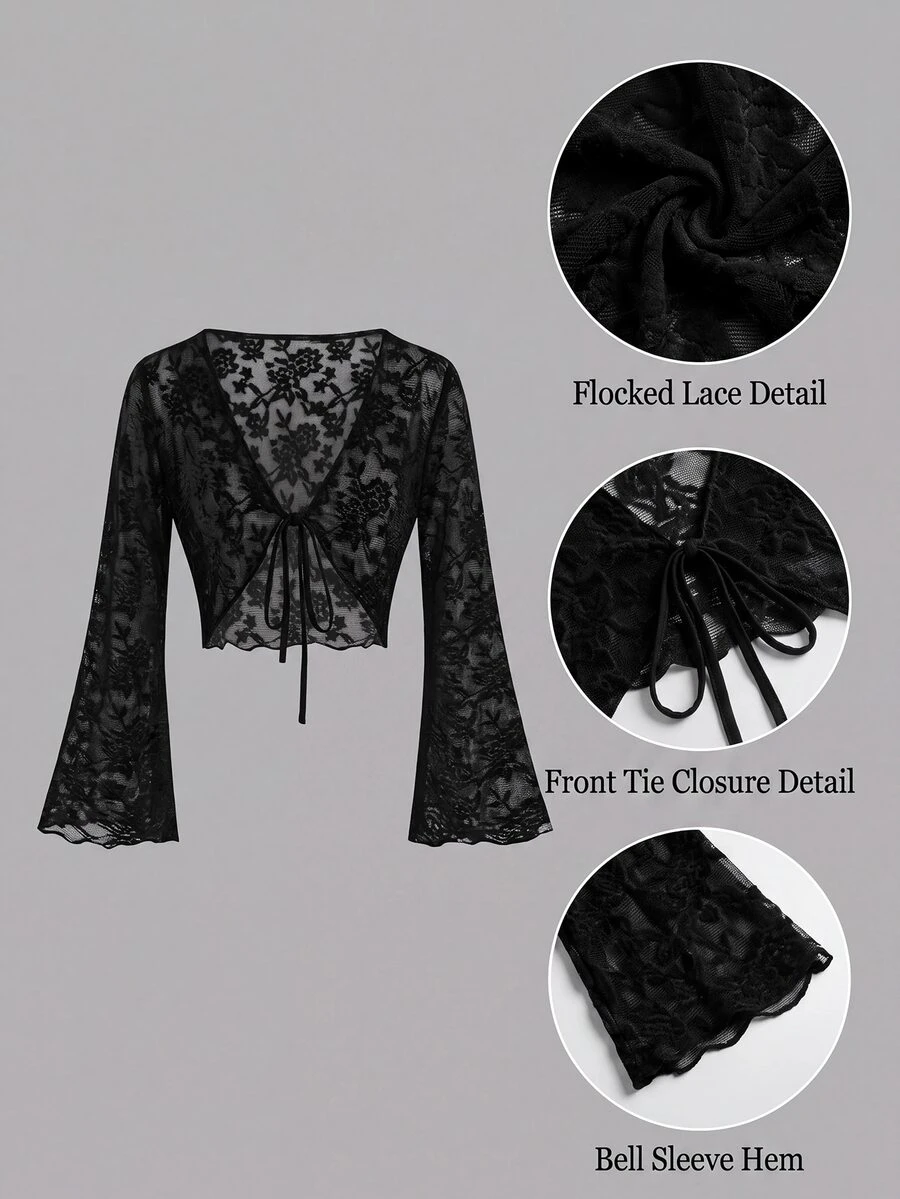 Skyraze Women Tops - Black - View 1