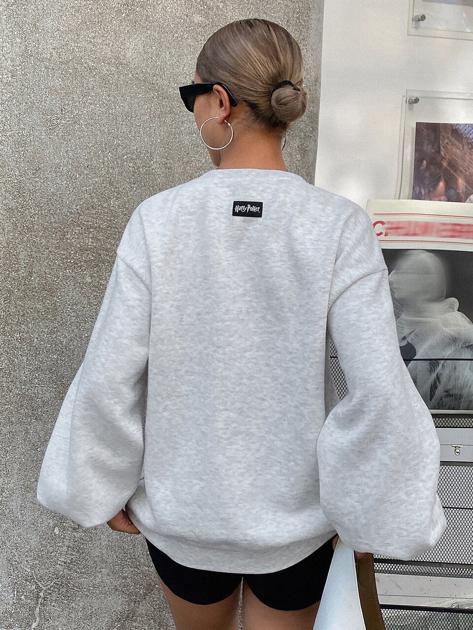 Women's Letter Cartoon Print Casual Daily Long Sleeve Sweatshirt Fall