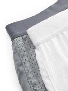 SHEIN Cheerettes 女款彈性腰帶日常健身運動短褲 - 彩色 - 查看 8