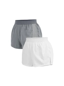 SHEIN Cheerettes 女款彈性腰帶日常健身運動短褲 - 彩色 - 查看 15