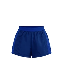 SHEIN Cheerettes 女款 2 件組純色高腰運動短褲－白色 藍色 休閒健身 - 彩色 - 查看 12
