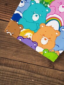 SHEIN X Care Bears 青少年女孩夏季休閒可愛熊圖案圓領短袖T恤與短褲套裝 - 白色 - 查看 6