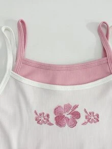 SHEIN Tween女孩T恤套裝，甜酷風3件套，秋冬休閒款，長袖圓領上衣搭配長褲，可愛穿搭造型 - 灰色 - 查看 8