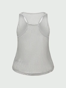 SHEIN Cheerettes 3件組運動背心 黑色 白色 灰色 高彈力 透氣 吸濕排汗 寬鬆版型 賽車背心式 適合健身瑜珈 - 彩色 - 查看 13