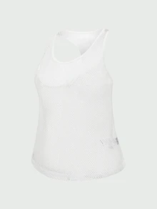 SHEIN Cheerettes 3件組運動背心 黑色 白色 灰色 高彈力 透氣 吸濕排汗 寬鬆版型 賽車背心式 適合健身瑜珈 - 彩色 - 查看 7