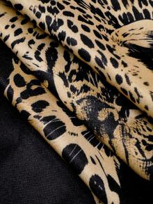 Resyla Women's Animal Print Zipper Casual Everyday Sweatshirt - Multicolor - View 6