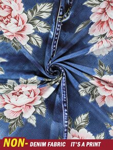 Rovax Plus Size Women's Floral Print Outdoor Holiday Pencil Skirt - Multicolor - View 6