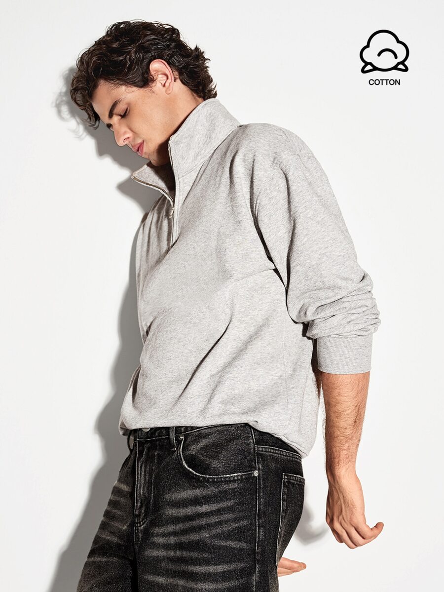 Colvenic Men's Casual Versatile Pullover Sweatshirt