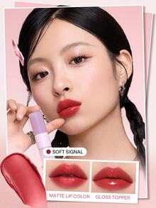 SHEGLAM Mood Switch 霧面&亮澤唇彩雙效-333 Soft Signal 品牌美妝化妝品 適合女士與女孩 - 333 Soft Signal - 查看 3