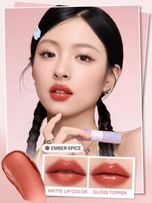 SHEGLAM Mood Switch 霧面&亮澤唇彩雙效-213 Ember Spice 品牌美妝化妝品 適合女士與女孩 - 213 Ember Spice - 查看 3
