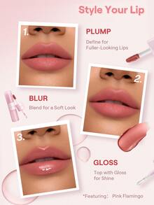 SHEGLAM Mood Switch Dúo de Labiales Mate y Brillante-334 Hot Take Marca de Belleza Cosmética Maquillaje para Mujeres y Niñas - 334 Hot Take - Ver 7