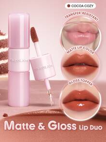 SHEGLAM Mood Switch 霧面&亮澤唇彩雙效-526 Cocoa Cozy 品牌美妝化妝品 適合女士與女孩 - 526 Cocoa Cozy - 查看 1
