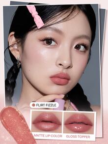 SHEGLAM Mood Switch Matte & Gloss Lip Duo-623 Flirt Fizzle Brand Beauty Cosmetic Makeup For Women And Girls - 623 Flirt Fizzle - View 3