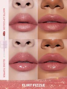 SHEGLAM Mood Switch Matte & Gloss Lip Duo-623 Flirt Fizzle Brand Beauty Cosmetic Makeup For Women And Girls - 623 Flirt Fizzle - View 2