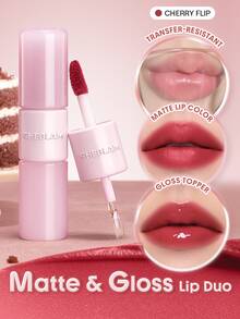 SHEGLAM Mood Switch 霧面&亮澤唇彩雙效-332 Cherry Flip 品牌美妝化妝品 適合女士與女孩 - 332 Cherry Flip - 查看 1