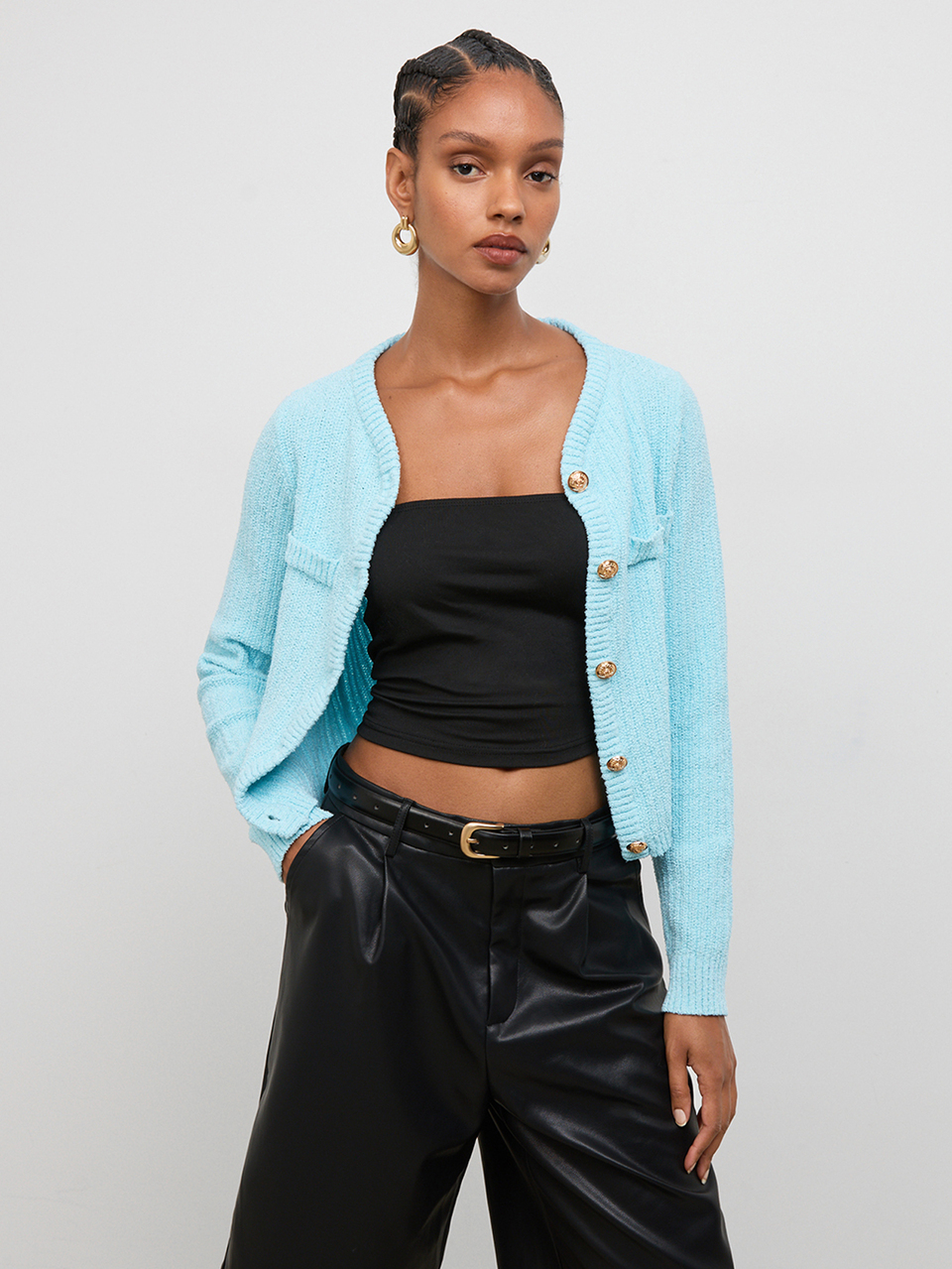 SHEIN Maija Women's Autumn/Winter Casual Solid Color Cardigan,Going Out Outfits, Work Outfits For Women,Fall Clothes