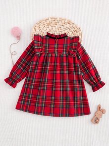 Baby Girls Dresses - Red - View 4
