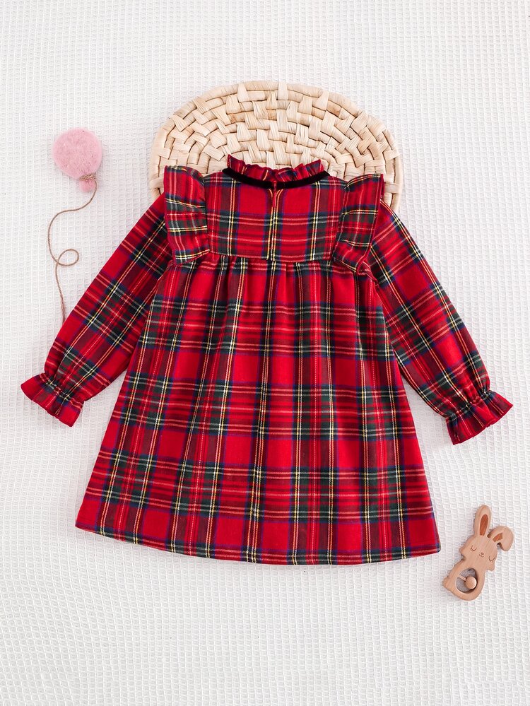Baby Girls Dresses - Red - View 4