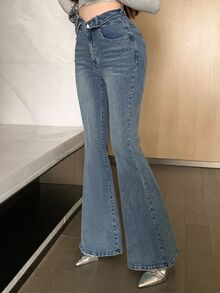 DAZY Slim Fit Skinny Women Jeans - Dark Grey - View 5