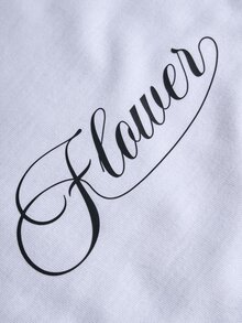 PAVTROS Men's Street Style Hot-Selling INS Matching Pink Floral Decor Print Raglan Sleeve Design Daily Wear Boyfriend Husband Gift Anniversary Gift White T-Shirt - White - View 6