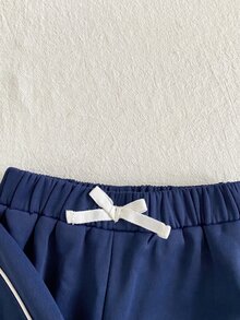 SHEIN 男孩連帽衫與運動衫套裝 - 藏蓝色 - 查看 10