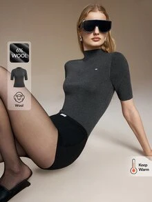 Ontre Women Knit Tops - Grey - View 2