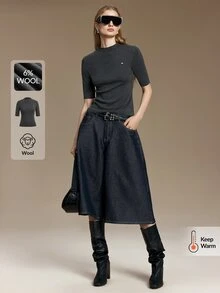 Ontre Women Knit Tops - Grey - View 4