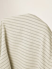 MaterniWear Maternity Casual Striped Cinched Waist Shirt Fall - Yellow - View 5