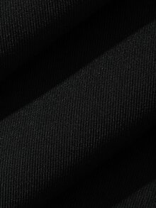 DAZY Women's Solid Color Pleated Straight Leg Loose Casual Long Pants Autumn Work Office Black - Black - View 7