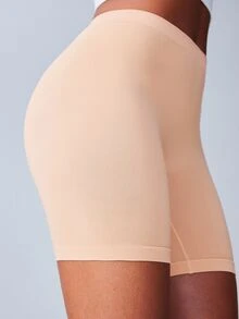 LUVLETTE 2-Pack Ultra-Fine Yarn High-Elastic Seamless Long Boy Shorts  Basic Lingerie As Outerwear - Multicolor - View 11