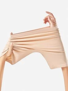 LUVLETTE 2-Pack Ultra-Fine Yarn High-Elastic Seamless Long Boy Shorts  Basic Lingerie As Outerwear - Multicolor - View 10
