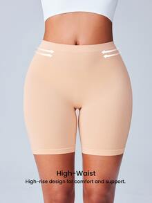 LUVLETTE 2-Pack Ultra-Fine Yarn High-Elastic Seamless Long Boy Shorts  Basic Lingerie As Outerwear - Multicolor - View 9